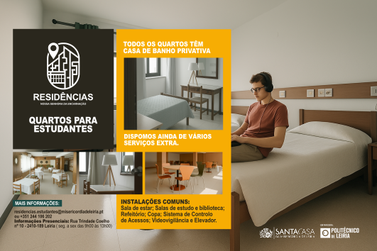 Lar da Misericórdia de Leiria parcialmente transformado em residência para estudantes